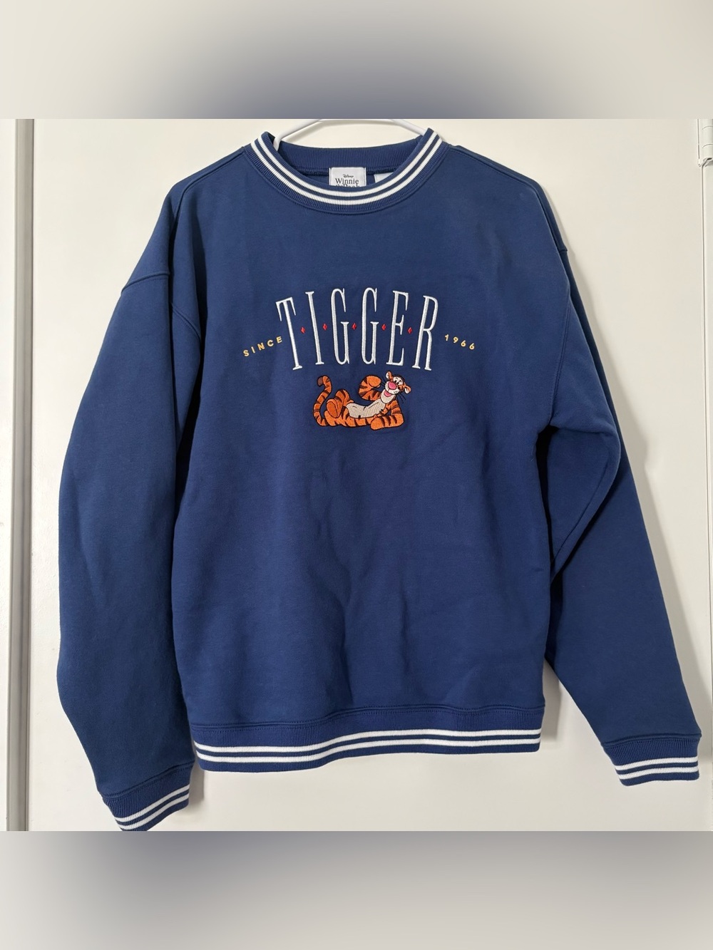 Disney Parks Winnie the Pooh Tigger embroider pullover sweatshirt